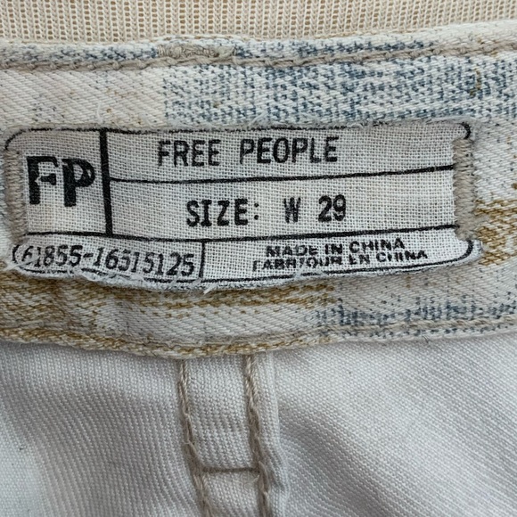 Free People burnout chevron ankle pants - Picture 6 of 6